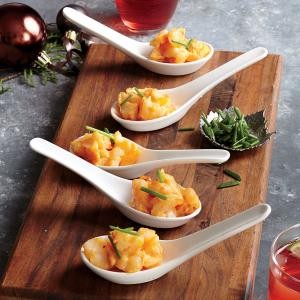 Gingery shrimp salad bites