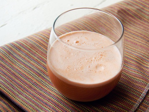 Gingery sweet potato apple juice