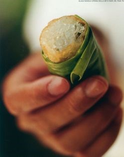 Glass noodle spring rolls