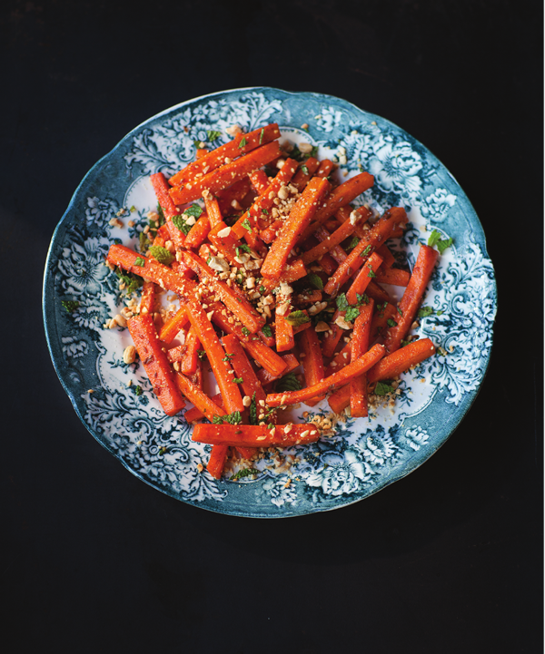 Glazed carrot salad