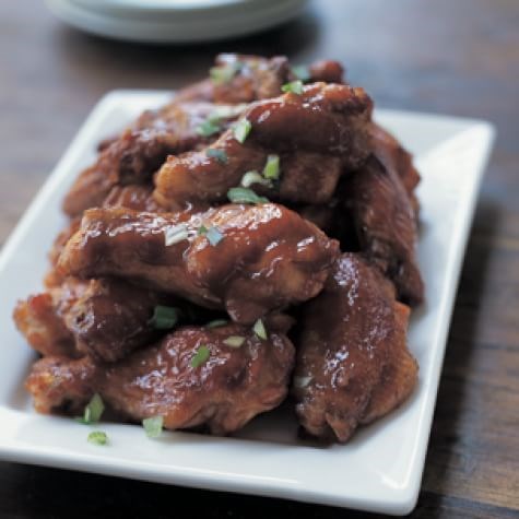 Glazed chicken wings