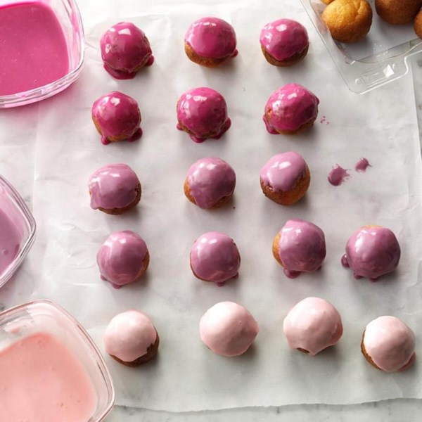 Glazed doughnut holes