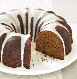 Glazed ginger bundt cake