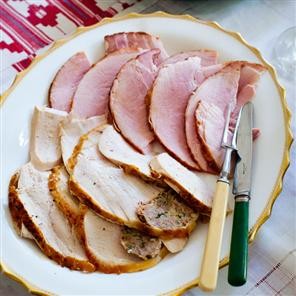 Glazed ham