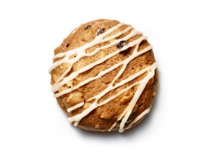 Glazed hermit cookies