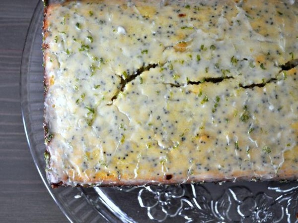 Glazed Key lime bread