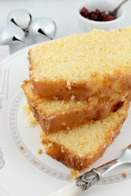Glazed orange Cointreau quick bread