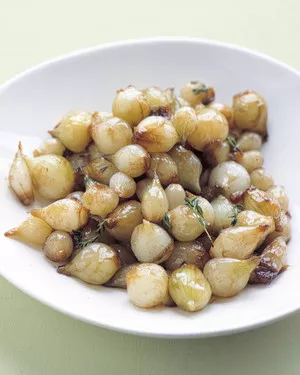 Glazed pearl onions