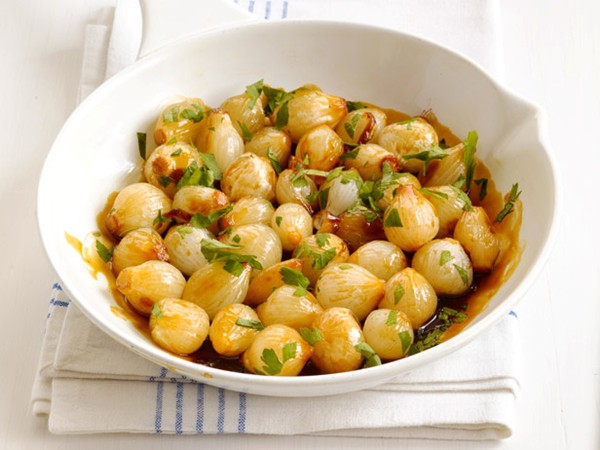 Glazed pearl onions