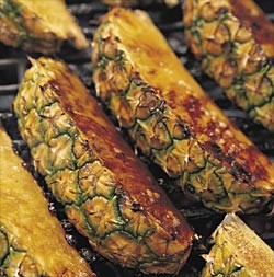 Glazed pineapple
