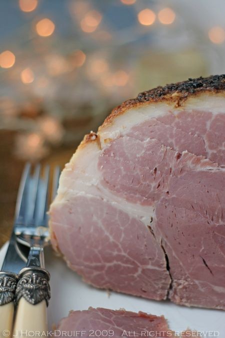 Glazed roast gammon