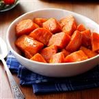 Glazed sweet potatoes 