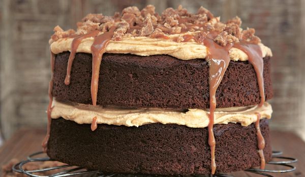 Gloriously sticky toffee cake