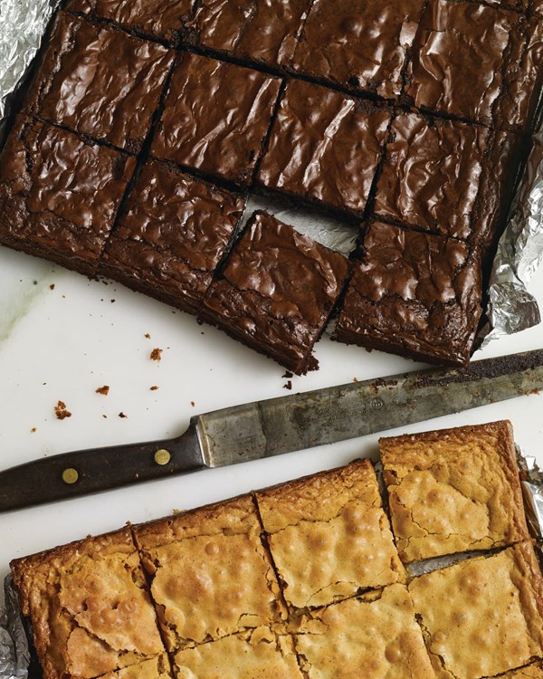 Glossy fudge brownies
