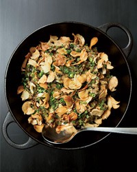 Glossy mushroom rice