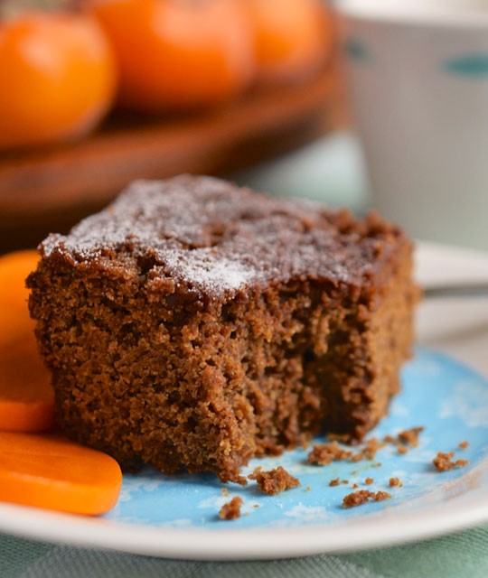 Gluten-free & vegan gingerbread cake