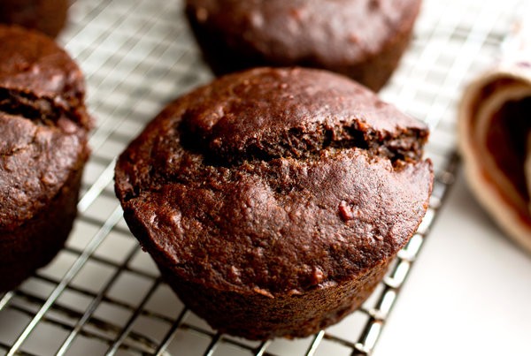 Gluten-free banana chocolate muffins