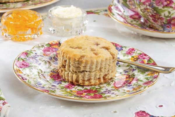 Gluten-free banoffee scones