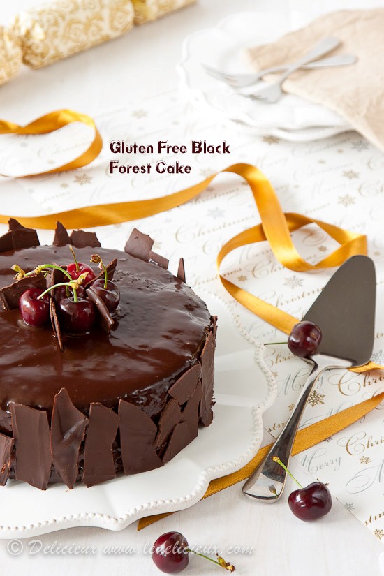 Gluten free black forest cake