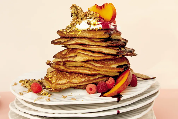 Gluten-free buckwheat groat pancakes