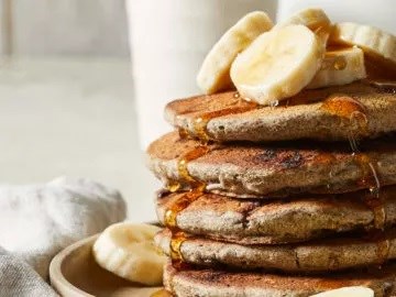 Gluten-free chocolate chip pancakes