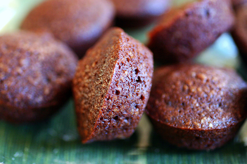 Gluten-free chocolate financiers