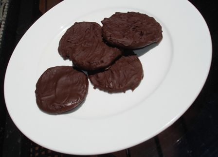 Gluten-free chocolate mint cookies