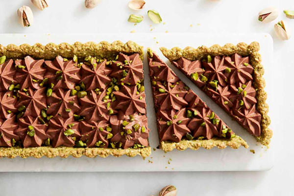 Gluten-free chocolate mousse tart