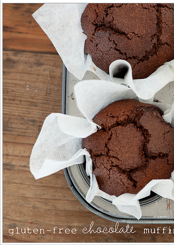 Gluten-free chocolate muffins
