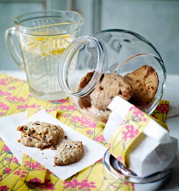Gluten-free chocolate, peanut butter and fudge cookies