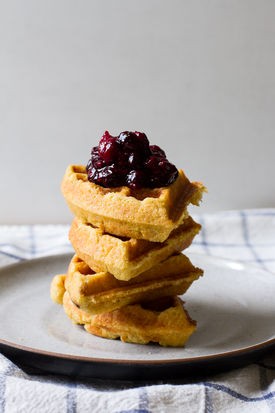 Gluten-free cornbread waffles