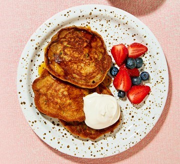 Gluten-free courgette pancakes