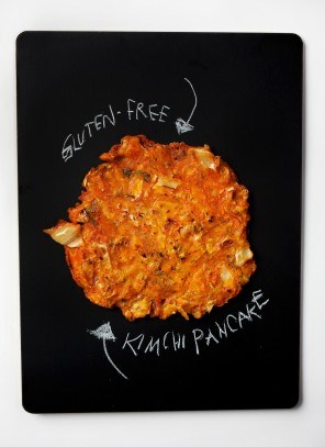 Gluten-free kimchi pancakes