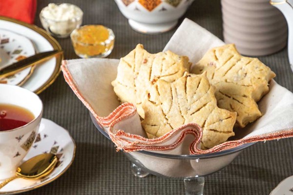 Gluten-free maple-bacon scones