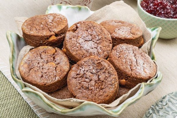 Gluten-free peanut butter & chocolate scones