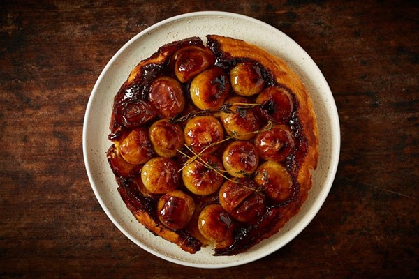  Gluten-free shallot tarte Tatin