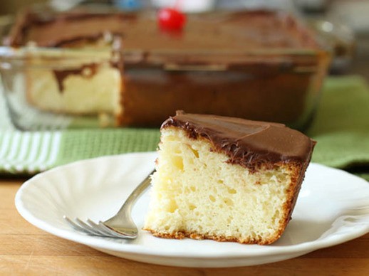 Gluten-free single-layer yellow cake