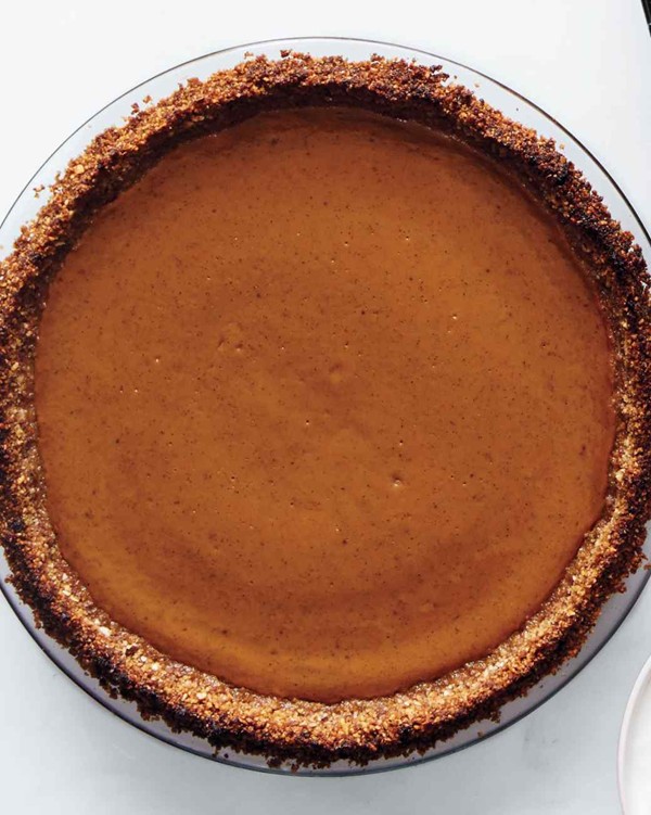 Gluten-free spiced pumpkin pie