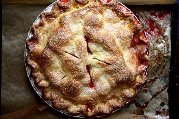 Gluten-free strawberry ginger pie