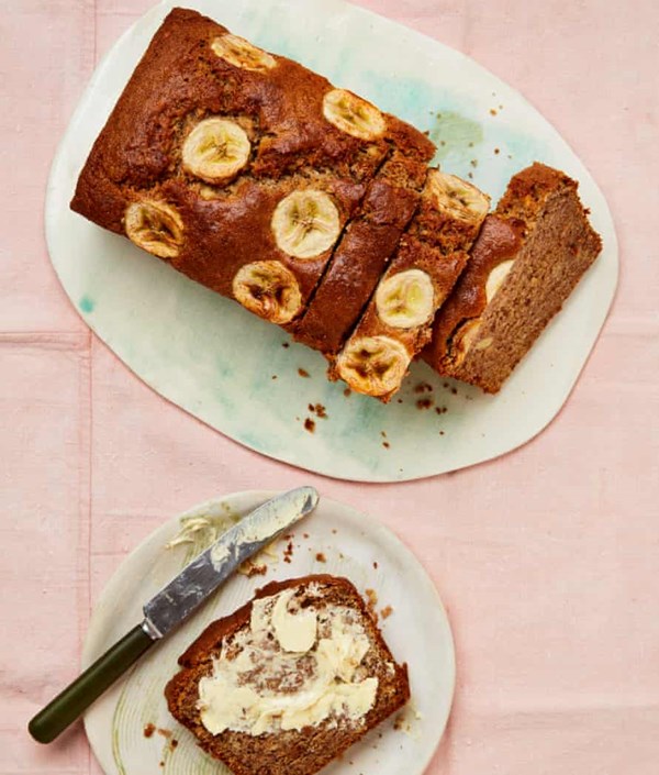 Gluten-free tahini banana bread