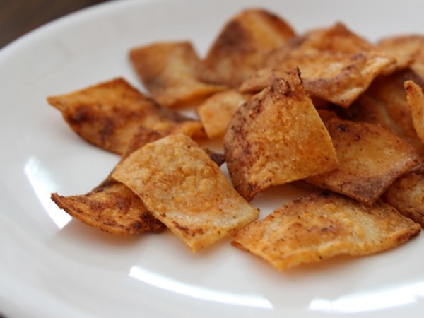 Gluten-free tortilla 'crackers'