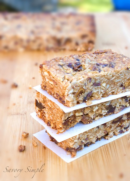 Gluten-free vegan granola bars