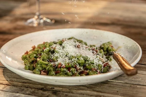 Gnocchetti Tirolese, salumi, Parmigiano