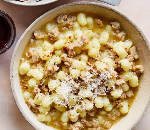 Gnocchetti with sausage and chilli