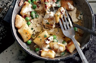 Gnocchi carbonara