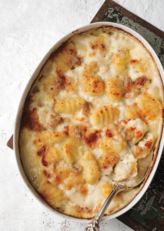 Gnocchi gratin with Gorgonzola dolce
