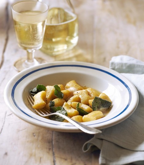 Gnocchi with brown butter and sage