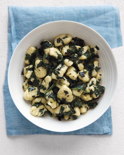 Gnocchi with kale