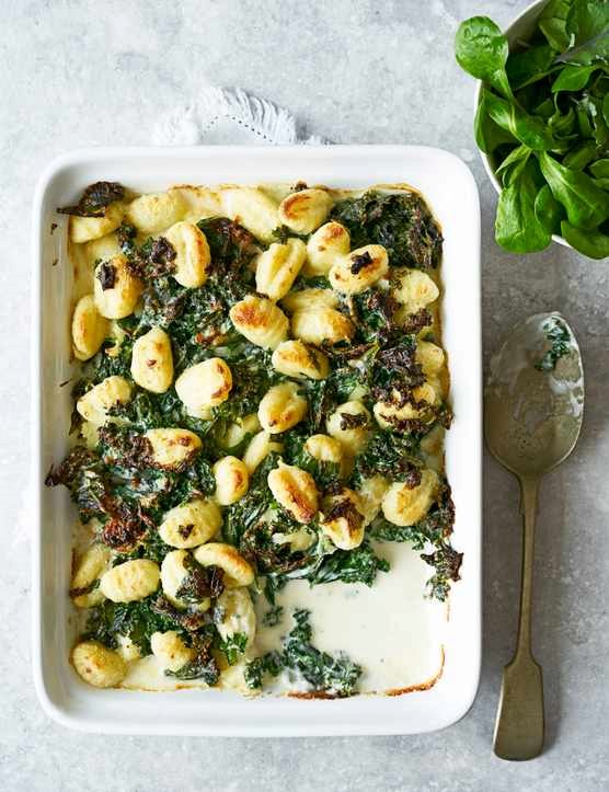 Gnocchi with kale and Dolcelatte