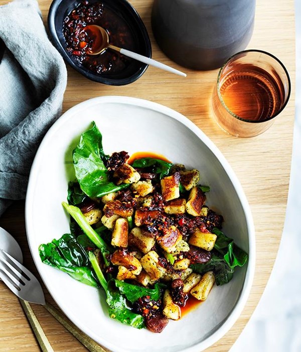 Gnocchi with lap cheong